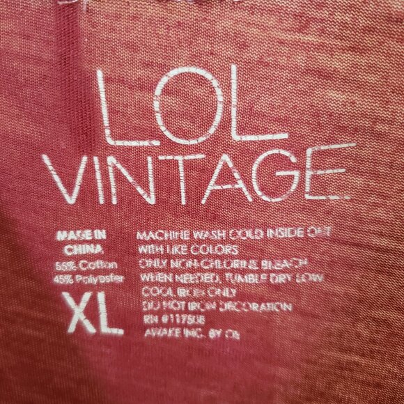 Celestial Horoscope wine red see-through tank top - Picture 3 of 5